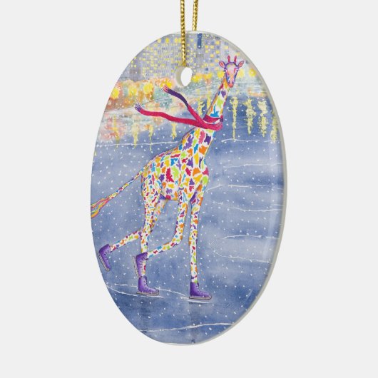 Annabelle on Ice 1 side Ornament (Links)