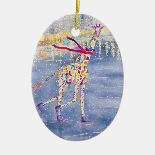 Annabelle on Ice 1 side Ornament (Voorkant)