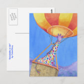 Annabelle op het Briefkaart van de Lucht (Voorkant / Achterkant)