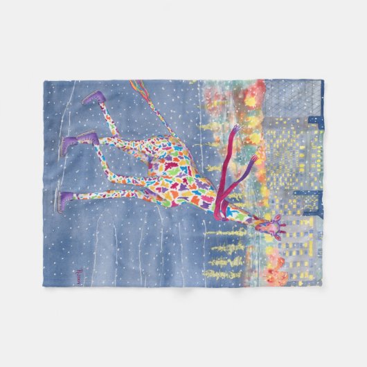 Annabelle over Ice Fleece Blanket (Voorkant (Horizontaal))