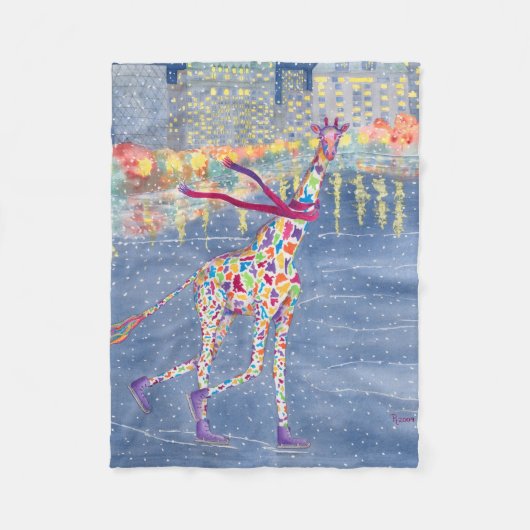 Annabelle over Ice Fleece Blanket (Voorkant)