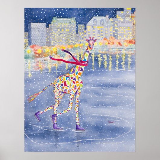 Annabelle over Ice-Poster Poster (Voorkant)