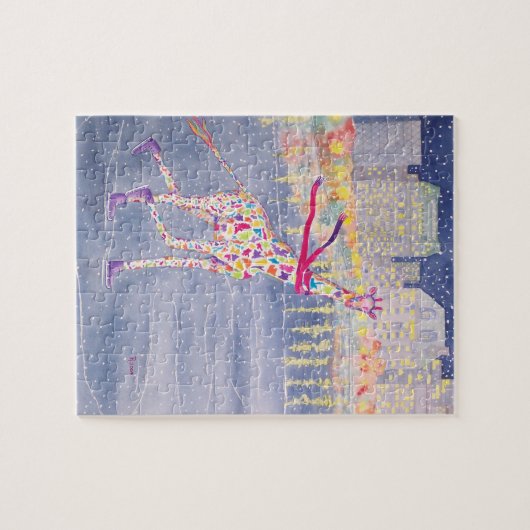 Annabelle over ijspuzzle legpuzzel (Horizontaal)