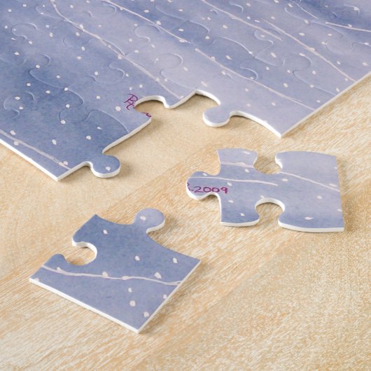 Annabelle over ijspuzzle legpuzzel (Zijkant)