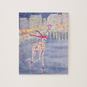 Annabelle over ijspuzzle legpuzzel (Verticaal)