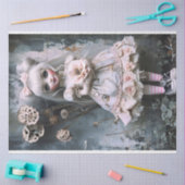 Annabelle Roze Jurk Decoupage Tissue Paper Tissuepapier (Craft)