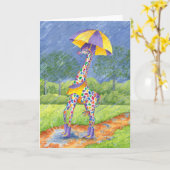 Annabelle Splash-Wenskaart Kaart (Gele Bloem)