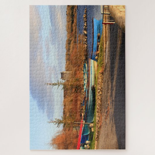 Annaghdown, Galway, Ierland. Legpuzzel (Verticaal)