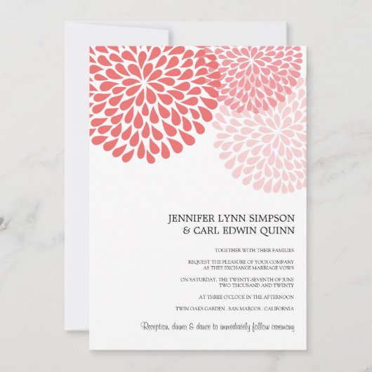 Annalee (Pewter) Wedding Invitations Kaart (Voorkant)