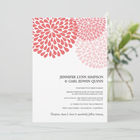 Annalee (Pewter) Wedding Invitations Kaart (Staand voorkant)