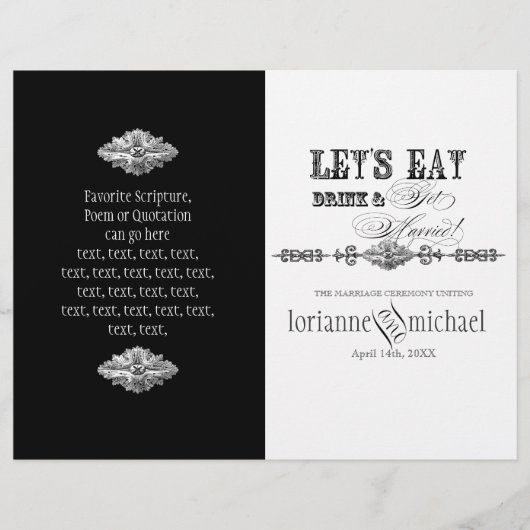 AnnaLiese Damask - programma voor officiële bruilo (Voorkant)