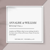Annalise Simple Black White Fun 1 Weddenschap Servet
