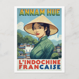 Annam Hue Vietnam Oude Indochine Reis Briefkaart