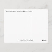 Annan Bridge, Dumfries en Galloway, Schotland Briefkaart (Achterkant)