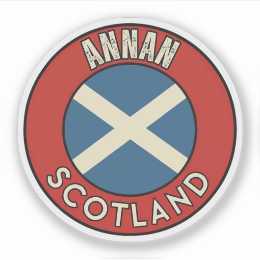 Annan, Schotland Sticker (Voorkant)