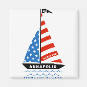 Annapolis Americas Sailing Capital Magneet (Voorkant)