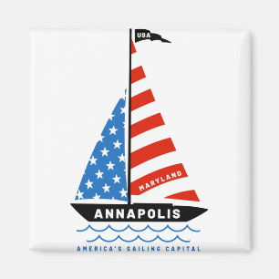 Annapolis Americas Sailing Capital Magneet