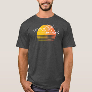 Annapolis Bike Party Sunset T-shirt