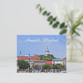 Annapolis, Briefkaart Maryland (Staand voorkant)