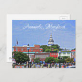 Annapolis, Briefkaart Maryland (Voorkant / Achterkant)
