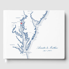 Annapolis Chesapeake Bay Huwelijkskaart Gastenboek
