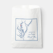 Annapolis Chesapeake Bay Wedding Bedankzakje (Voorkant)