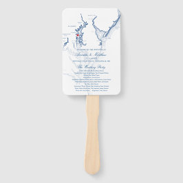 Annapolis Chesapeake Bay Wedding Program Elegant Handwaaier