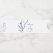 Annapolis Chesapeake Bay Wedding Waterfles Etiket (Enkel label)