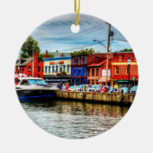Annapolis City Dock Ornament (Voorkant)
