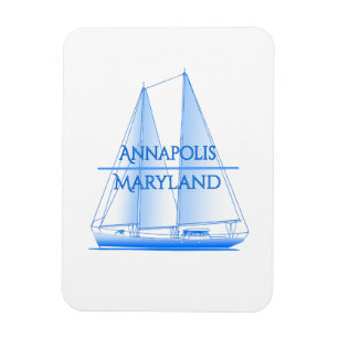 Annapolis Coastal Nautical Sailing Sailor Magneet