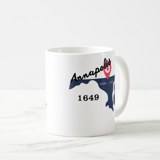 Annapolis coffee mug  koffiemok (Voorkant rechts)