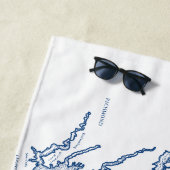 Annapolis gepersonaliseerde vrijgezellenweekend strandlaken (In situ)