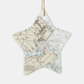 Annapolis Harbor Chart Keramisch Ornament (Rechts)