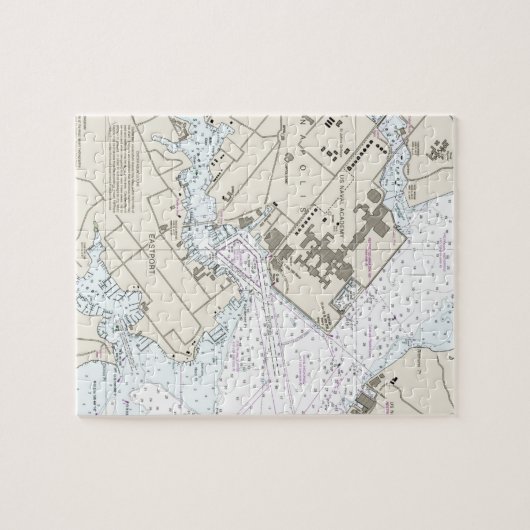 Annapolis Harbor Chart Legpuzzel (Horizontaal)