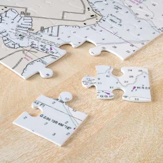 Annapolis Harbor Chart Legpuzzel (Zijkant)