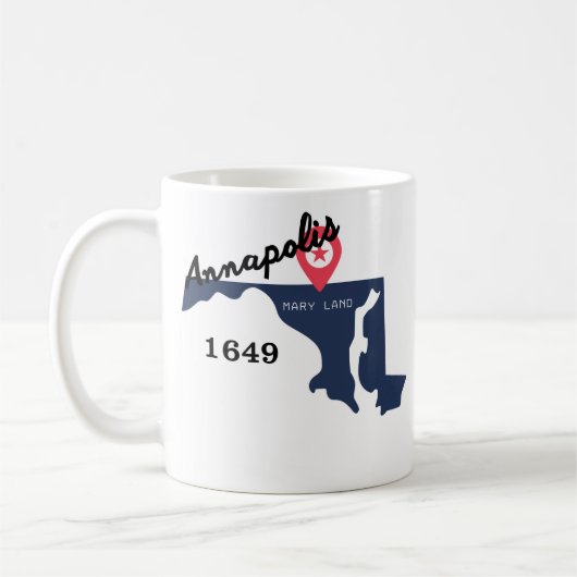 Annapolis koffiemok (Links)