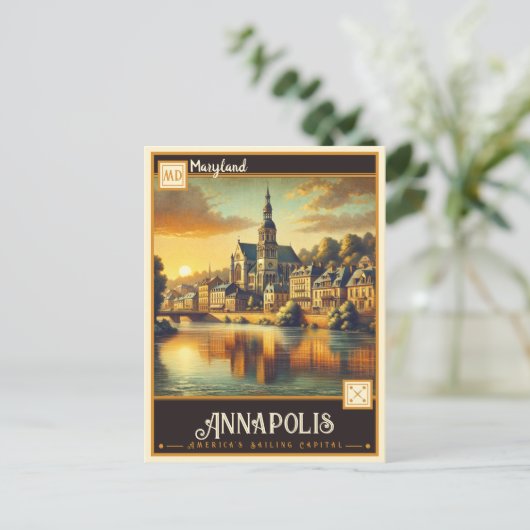 Annapolis, Maryland |  Briefkaart (Staand voorkant)