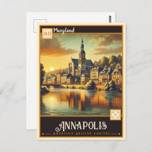 Annapolis, Maryland |  Briefkaart (Voorkant / Achterkant)