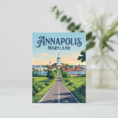 Annapolis Maryland Briefkaart (Staand voorkant)