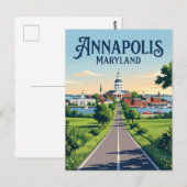 Annapolis Maryland Briefkaart (Voorkant / Achterkant)