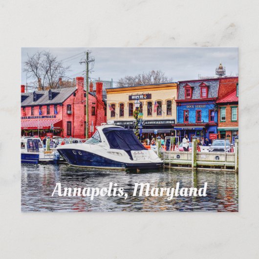 Annapolis Maryland Briefkaart (Voorkant)