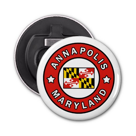 Annapolis Maryland Button Flesopener (Voorkant)