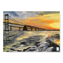 Annapolis Maryland Chesapeake Bay Bridge Poster
