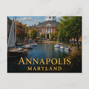 Annapolis Maryland Chesapeake Bay Briefkaart