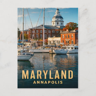 Annapolis Maryland Chesapeake Erfgoed Briefkaart