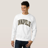Annapolis Maryland  College Style Trui (Voorkant volledig)