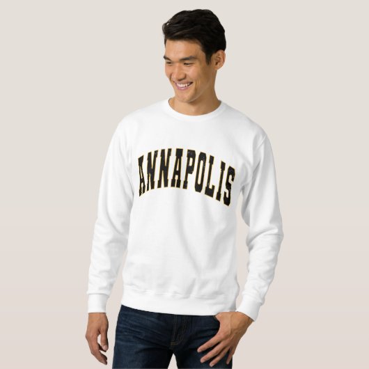 Annapolis Maryland  College Style Trui (Voorkant volledig)
