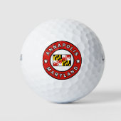 Annapolis Maryland Golfballen (Voorkant)