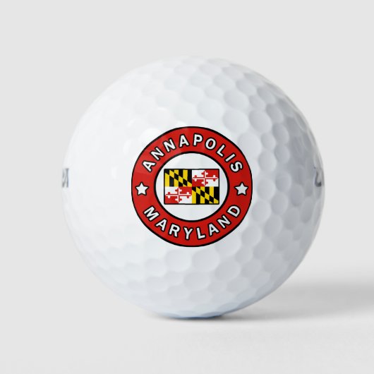 Annapolis Maryland Golfballen (Voorkant)