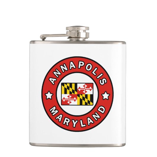 Annapolis Maryland Heupfles (Voorkant)
